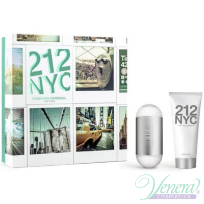 Carolina Herrera 212 Комплект (EDT 60ml + Body Lotion 100ml) за Жени Дамски Комплекти